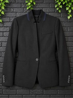 J.Crew Regent Black Tailored Blazer Size 8